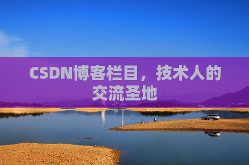 CSDN博客栏目，技术人的交流圣地